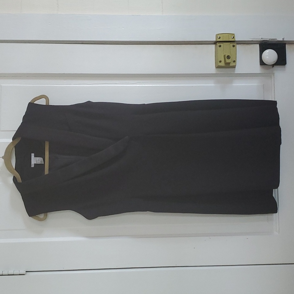 Tuxedo style dress  flattering for curvey ladies